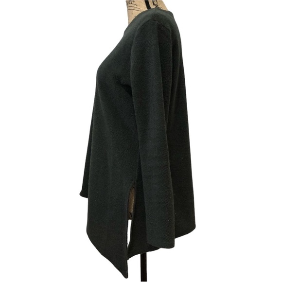 RACHAEL Rachel Roy Asymmetrical Hem Sweater Comfy Size Small Green - Picture 5 of 10